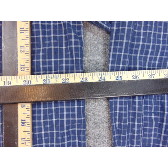 Auburn Tigers Shirt Mens Large Blue White Plaid Button Up‎ Long Sleeve - Picture 7 of 9